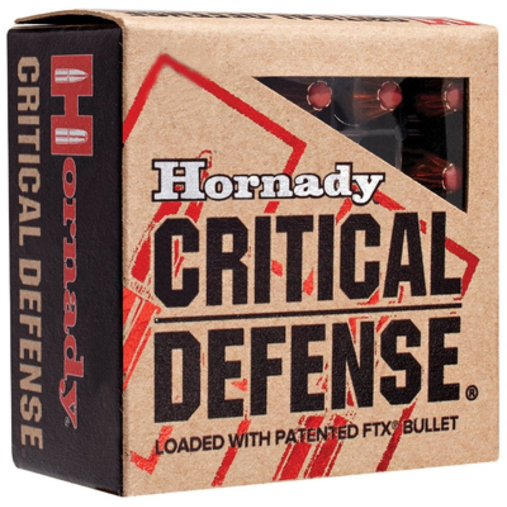 Hornady 40 S&W 165 gr FTX Critical Defense