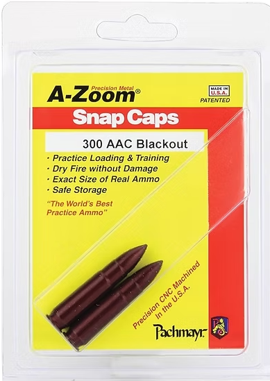 A-ZOOM Snap Caps 300 AAC Blackout (2)