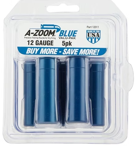 A-ZOOM Snap Caps 12 Gauge Blue Valu-Pak (5)