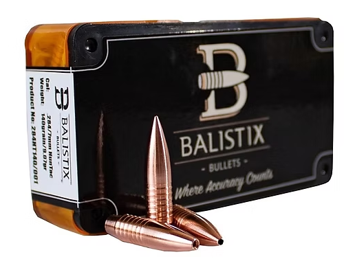 Balistix .264"/6.5mm 125 GR RBT Target Bullets (50)