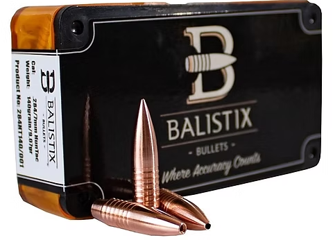 Balistix 270 Cal. .277" 130 GR RBT Target Bullets (50)