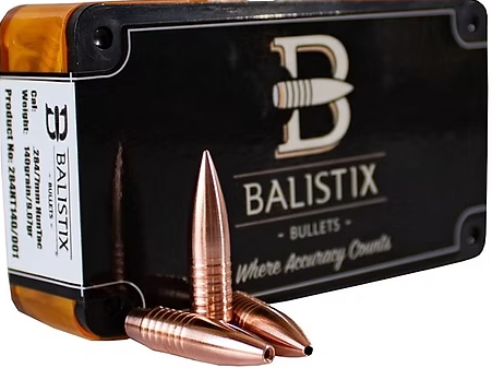 Balistix .264"/6.5mm 120 GR RBT HunTac Bullets (50)