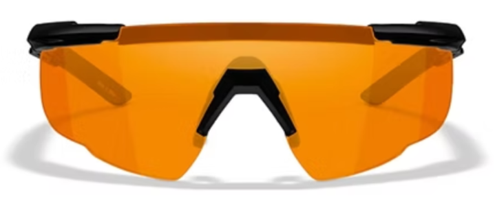 Saber Advanced Light Rust Matte Black Frame W/Bag Protective Eyewear