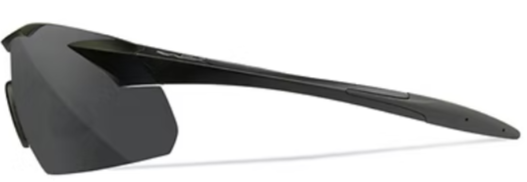 WX Vapor Grey/Clear Matte Black Frame 2 Lens set Protective Eyewear