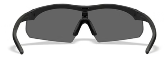 WX Vapor Grey/Clear Matte Black Frame 2 Lens set Protective Eyewear