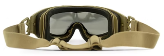 Spear Smoke/Clear/Light Rust Tan Frame Protective Eyewear