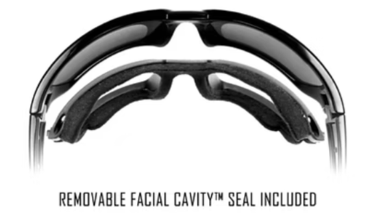 WX Boss Grey Silver Flash Gloss Black Frame