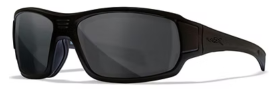 WX Gravity Smoke Grey Matte Black Frame Protective Eyewear