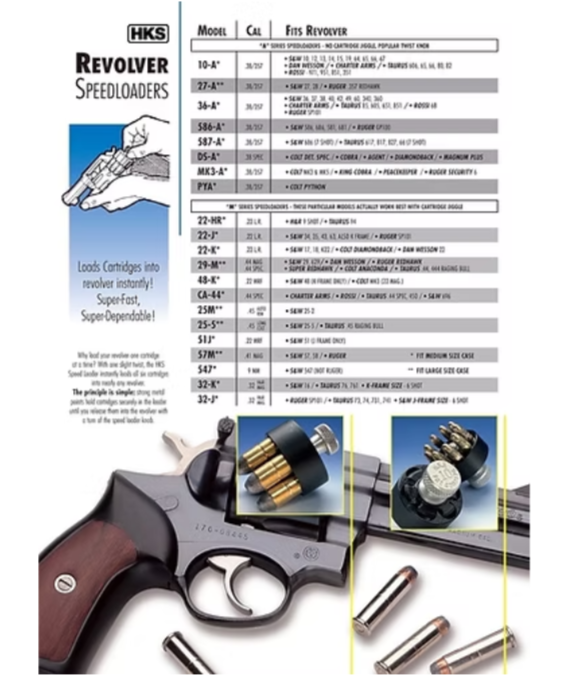 HKS SPEEDLOADER 45 AUTO RIM 6-RD