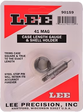 LEE Case Length Gauge & Shell Holder 41 Magnum