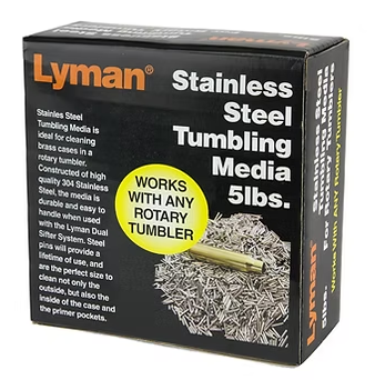LYMAN STAINLESS STEEL TUMBLING MEDIA 5 LBS