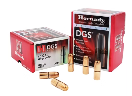 HORNADY 45 Cal .458 480 GR DGS® Bullets (50)