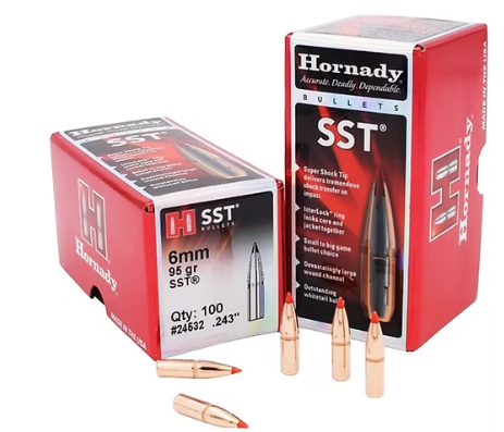 HORNADY 6mm .243 95 GR SST® Bullets (100)