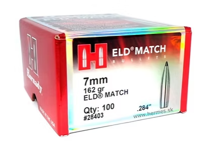 HORNADY 7mm .284 162 GR ELD® Match Bullets (100)