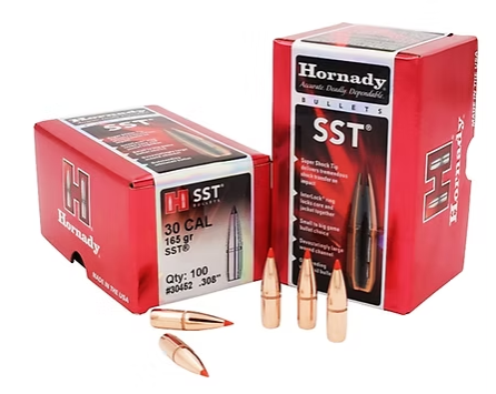 HORNADY 30 Cal .308 165 GR SST® Bullets (100)