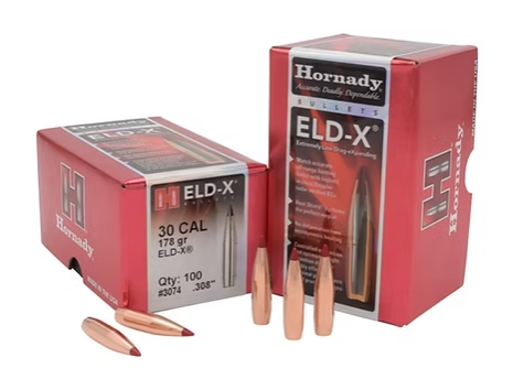 HORNADY 30 Cal .308 178 GR ELD-X® Bullets (100)