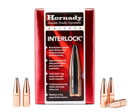 HORNADY 30 Cal .308 180 GR InterLock® SP Bullets (100)