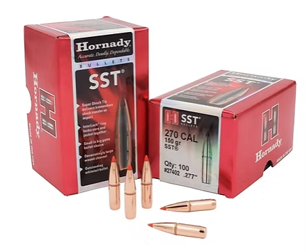 HORNADY 270 Cal .277 150 GR SST® Bullets (100)
