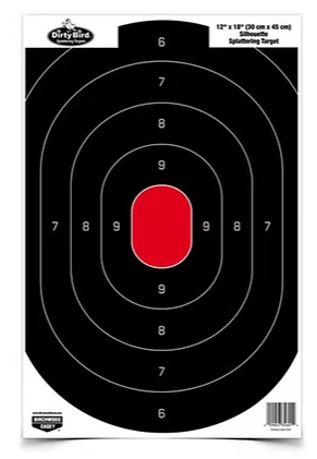 BC DIRTY BIRD® 12 X 18 INCH Silhouette Target (1)