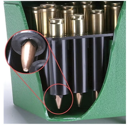 MTM H50-RS 223 Rem / 204 Ruger 50 ROUND Deluxe Ammo Box w/ Handle (Green)