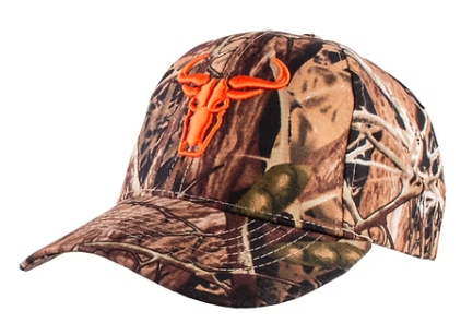 Wildebees Mens Sekelbos Black Camo 3D Logo Cap