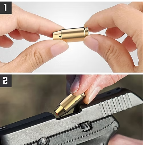 ROTCHI Zeroing Bore Sight 9mm Red Laser