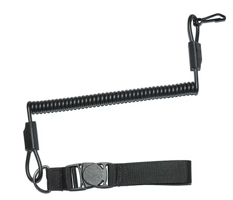 TACBULL Pistol Lanyard with Extendable Rubber Strap