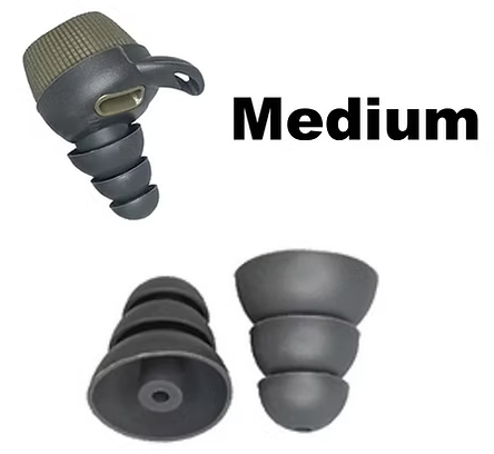 Earmor Replacement Silicone Earplugs for M20 (Medium)