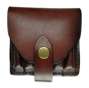 Safari Ammo Wallet 5 Round Leather .300 - .375 BRN