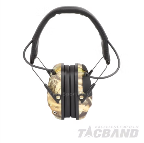 TacBand EME01 Series Low Profile Electronic Earmuff – Camo