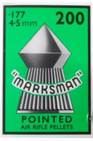 Marksman No.1 4.5mm Pointed Pellets (200)