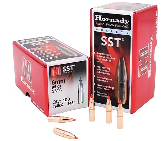 HORNADY 6MM .243 108 GR ELD® Match (100)