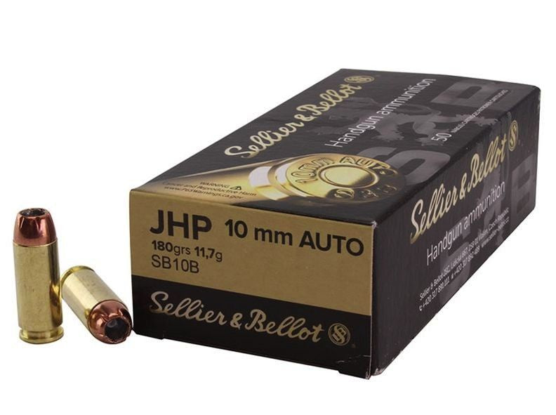 Sellier & Bellot 10mm AUTO JHP 180 GR (50)