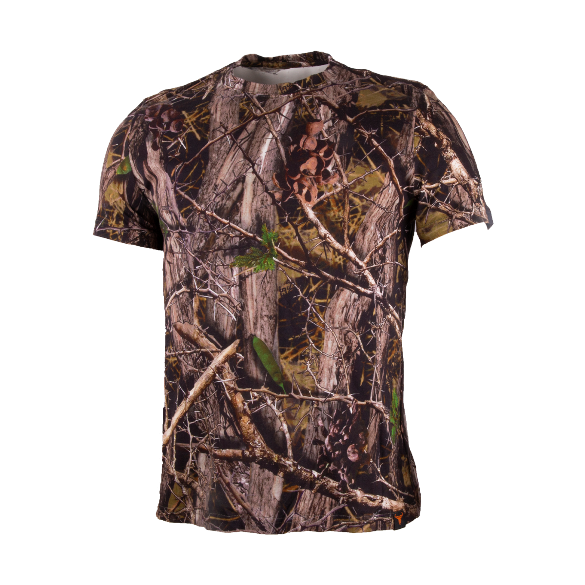 Wildebees Mens Sekelbos Black Short Sleeve T-Shirt