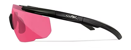 Saber Advanced Smoke/Rust/Vermillion Matte Black Frame 3 Lens Protective Eyewear