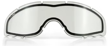 Spear Dual Smoke/Clear/Rust Matte Black Frame Protective Eyewear