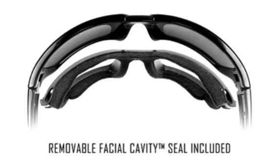 WX Valor Polarized Smoke Grey Matte Black Frame Protective Eyewear