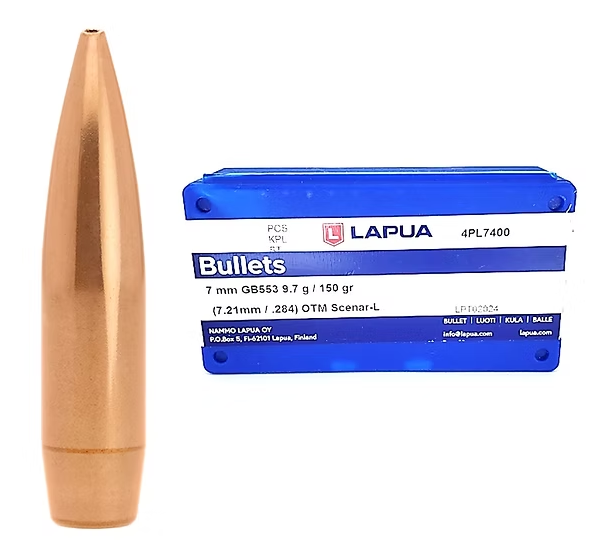 LAPUA 7mm 150 GR Scenar-L OTM GB553 Bullets (100)