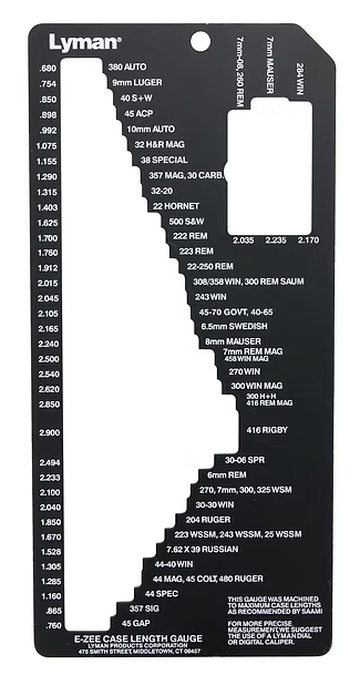 LYMAN E-ZEE CASE TRIM GAUGE