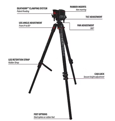 BOG DeathGrip 72" Tripod (Black)