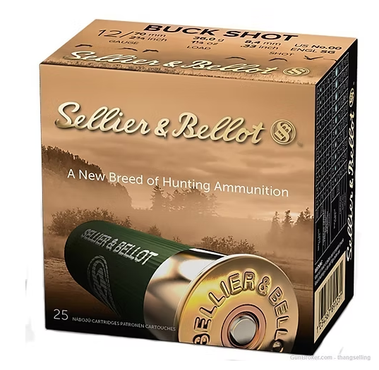 S&B BUCK SHOT 12GA 5,16MM AAA